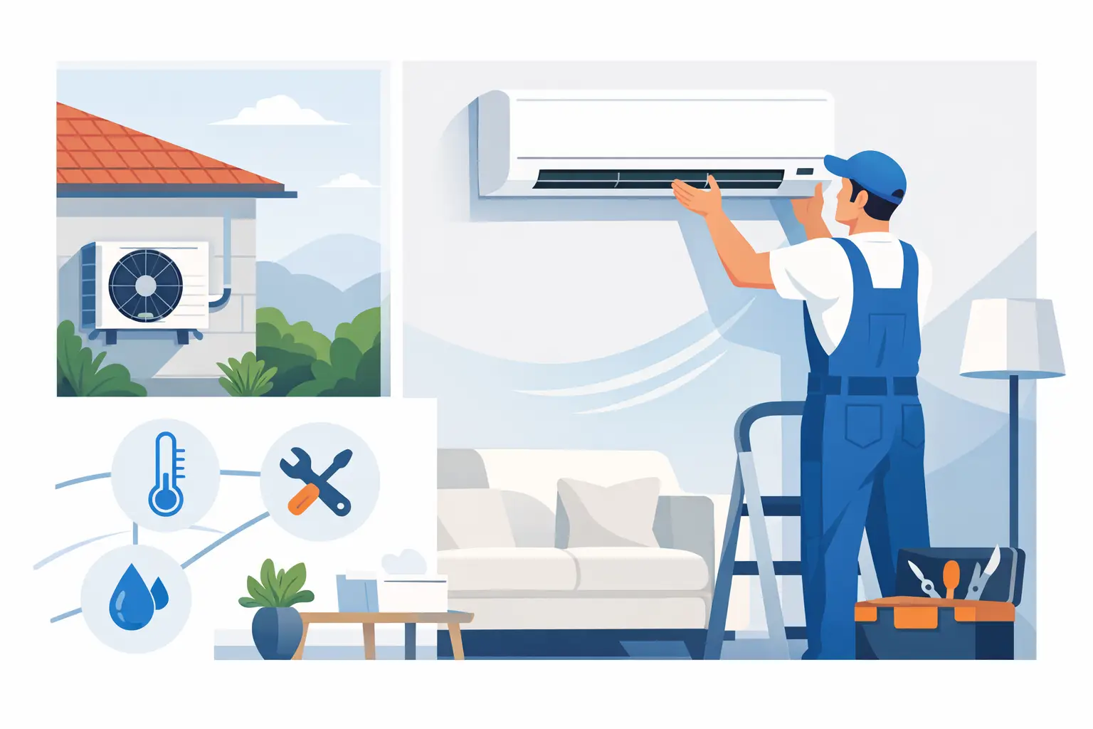 Instalação de ar condicionado em casa sem erros