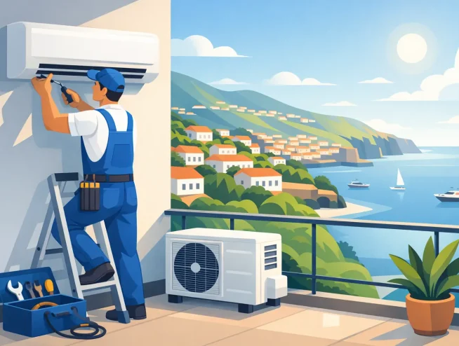 Instalação de ar condicionado no Funchal sem erros