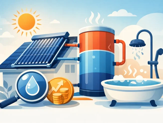 Painéis solares para aquecer água compensam?