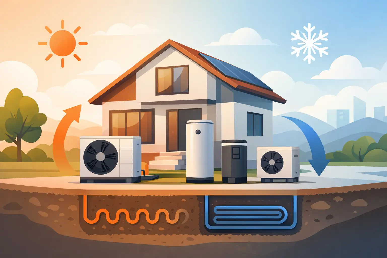 Melhores bombas de calor residenciais para a sua casa